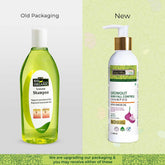 Growout Hair Fall Control Shampoo old new